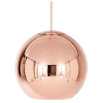 Tom Dixon Copper LED pyöreä riippuvalaisin, 45 cm