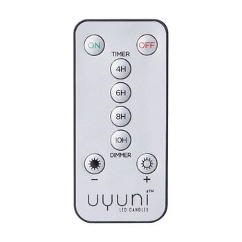 Candles, Uyuni remote control for LED candles, Gray