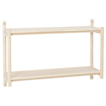 Wall shelves, Kamu wall shelf, birch, Natural