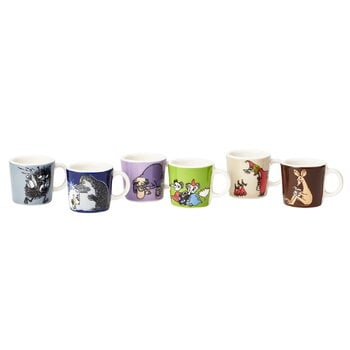 Arabia Moomin mini mugs, 6 pcs, 2. classics