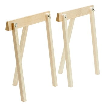 Wooden Treehorse Tischböcke, 2 Stück, Esche