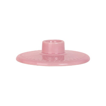 Lyngby Porcelain Portacandela Rhombe Color, rosa