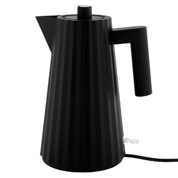 Alessi Wasserkocher Plissé 1,7 l, schwarz