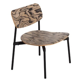 Poltrone, Poltrona lounge Fromme Wood, Alpi, Nero