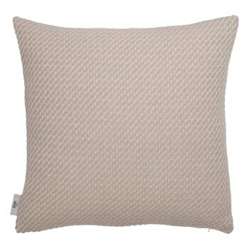 Decorative cushions, Mello cushion, 50 x 50 cm, warm grey, White