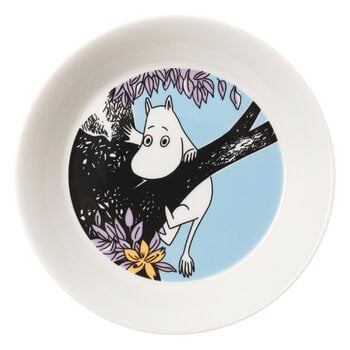 Plates, Moomin saucer, Friends forever, Multicolour