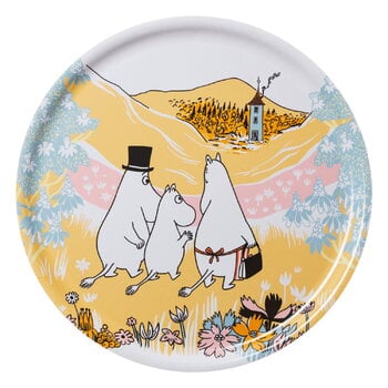 Trays, Moomin tray, 35 cm, Family time, Multicolour