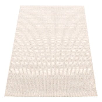 Plastic rugs, Emm rug, 70 x 120 cm, vanilla - white metallic, White