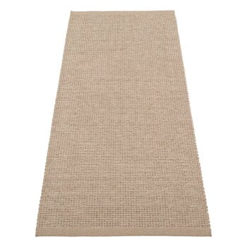 Plastic rugs, Emm rug 70 x 180 cm, potato - beige metallic, Brown