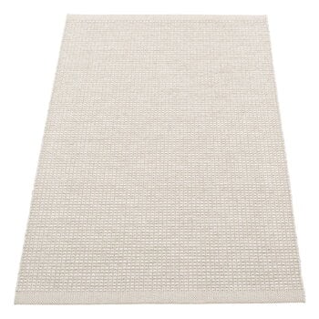 Plastic rugs, Emm rug, 70 x 120 cm, fossil grey - stone metallic, Gray