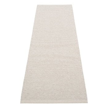 Plastic rugs, Emm  rug, 70 x 240 cm, fossil grey - stone metallic, Gray