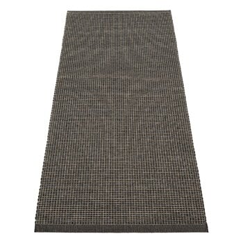 Muovimatot, Emm matto, 70 x 180 cm, black - linen metallic, Musta