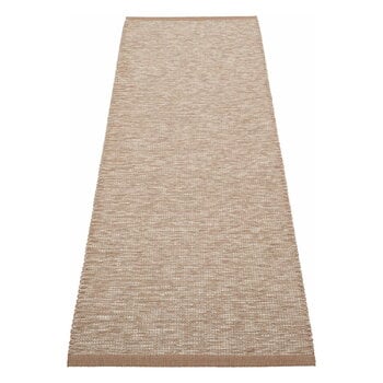 Plastic rugs, Sam rug, 70 x 225 cm, brown-linen, Brown