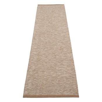 Plastic rugs, Sam rug, 70 x 300 cm, brown - linen, Brown