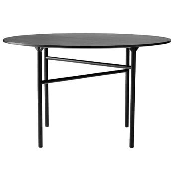 MENU Snaregade pöytä, pyöreä, 120 cm, musta tammi