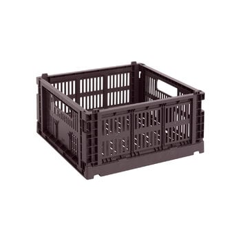 HAY Colour Crate, M Square, recycled plastic, off-white | Finnish
