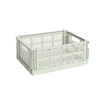 HAY Colour Crate, M, recycled plastic, mint, product image
