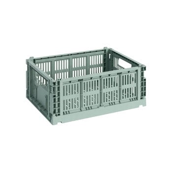 HAY Colour Crate, M, recycled plastic, electric blue | Finnish