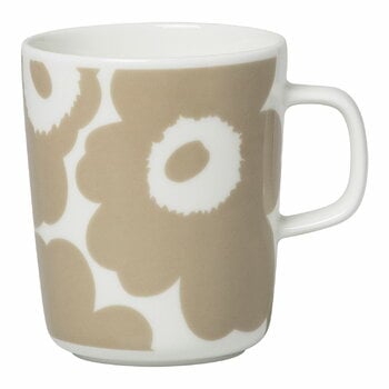 Marimekko Oiva - Unikko Tasse, 2,5 dl, weiß - beige