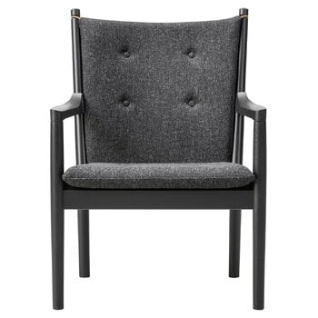 Fredericia Wegner 1788 easy chair, black oak - Hallingdal65 180, product image