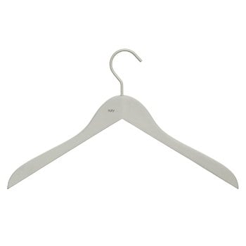 HAY Soft coat hanger slim, grey, 4 pcs
