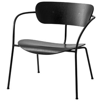 Fauteuils, Fauteuil Pavilion AV5, chêne noir, Noir