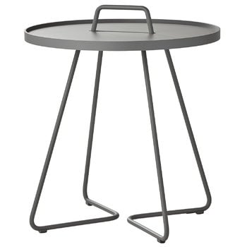 Cane-line On-the-move table, large, light grey