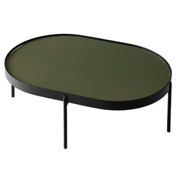Audo Copenhagen Tisch NoNo, groß, dunkelgrün