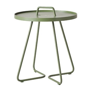 Cane-line On-the-move table, small, olive