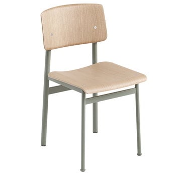 Muuto Loft chair, dusty green - oak