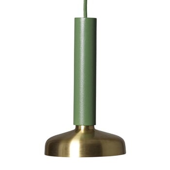 Pholc Blend 9 pendant LED, green - brass