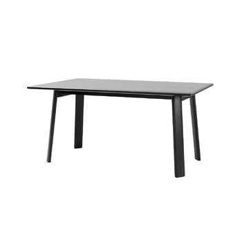 Ruokapöydät, Alle pöytä, 160 x 90 cm, musta, Musta