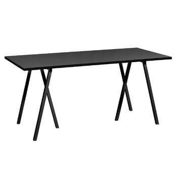 HAY Tisch Loop Stand, 160 cm, schwarz