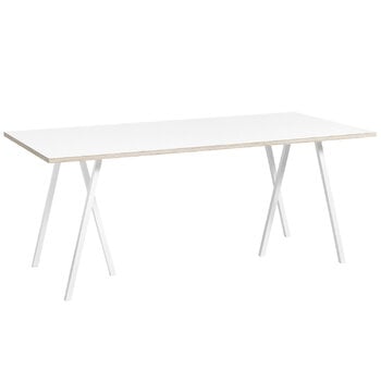 HAY Loop Stand Tisch, 180 cm, weiß