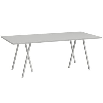 HAY Loop Stand table, 200 cm, grey