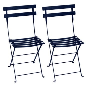 Fermob Bistro Metal tuoli, 2 kpl, deep blue