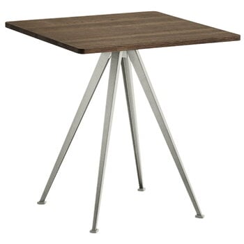 HAY Pyramid café table 21, 70 x 70 cm, beige - smoked oak, product image