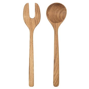 Kay Bojesen Denmark Menageri salad servers, oak