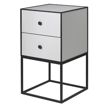 Audo Copenhagen Frame 35 sideboard with 2 drawers, light grey