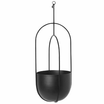 Vasi per erbe/fiori, Vaso Hanging Deco, nero, Nero