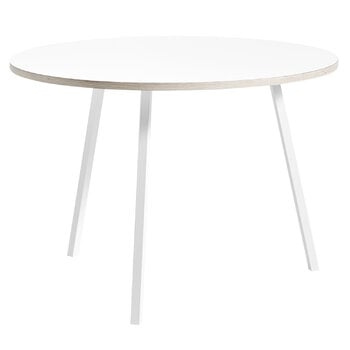 HAY Loop Stand pyöreä pöytä 105 cm, valkoinen