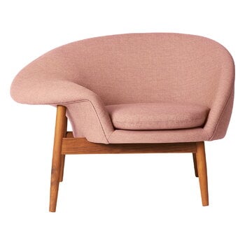 Warm Nordic Fried Egg lounge chair, pale rose