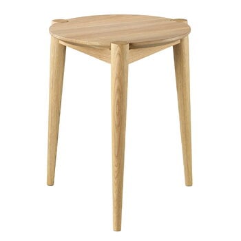 FDB Møbler J160 stool, lacquered oak