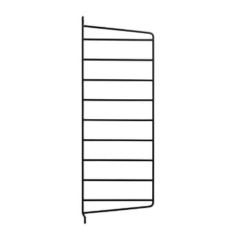 Shelving units, String side panel 50 x 20 cm, 1-pack, black, Black