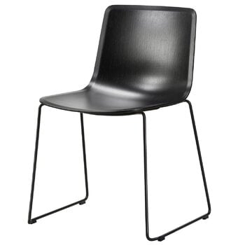 Fredericia Pato chair, sled base, black