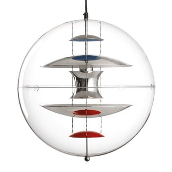 Verpan VP Globe Pendelleuchte, 50 cm, poliertes Aluminium