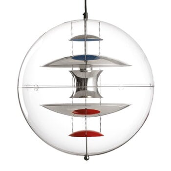 Pendant lamps, VP Globe pendant, 50 cm, polished aluminium, Silver