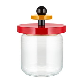 Alessi Sottsass jar 75 cl, red