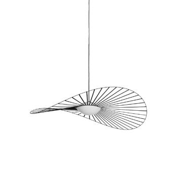 Petite Friture Vertigo Nova pendant, 110 cm, black - white glass