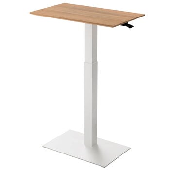 Selka Mahtuva adjustable desk, oak - white